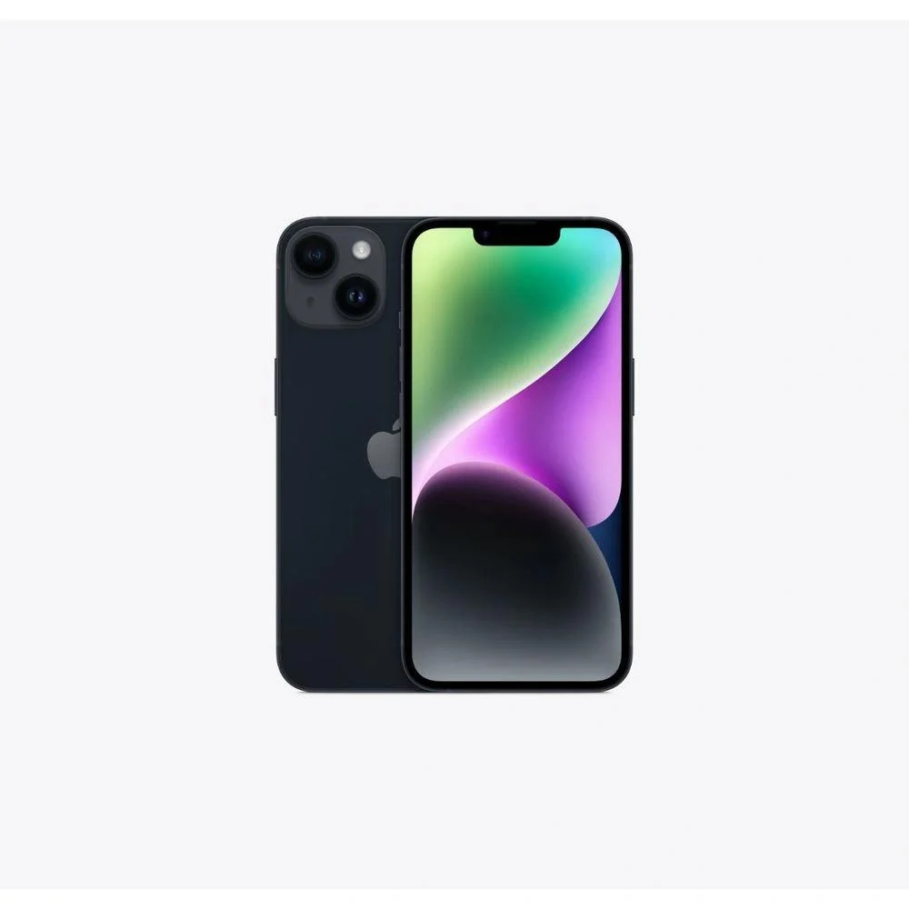 CELULAR IPHONE 14 128GB  OPEN BOX CON ESIM NEGRO + REGALO: CABLE Y CUBO CARGADOR