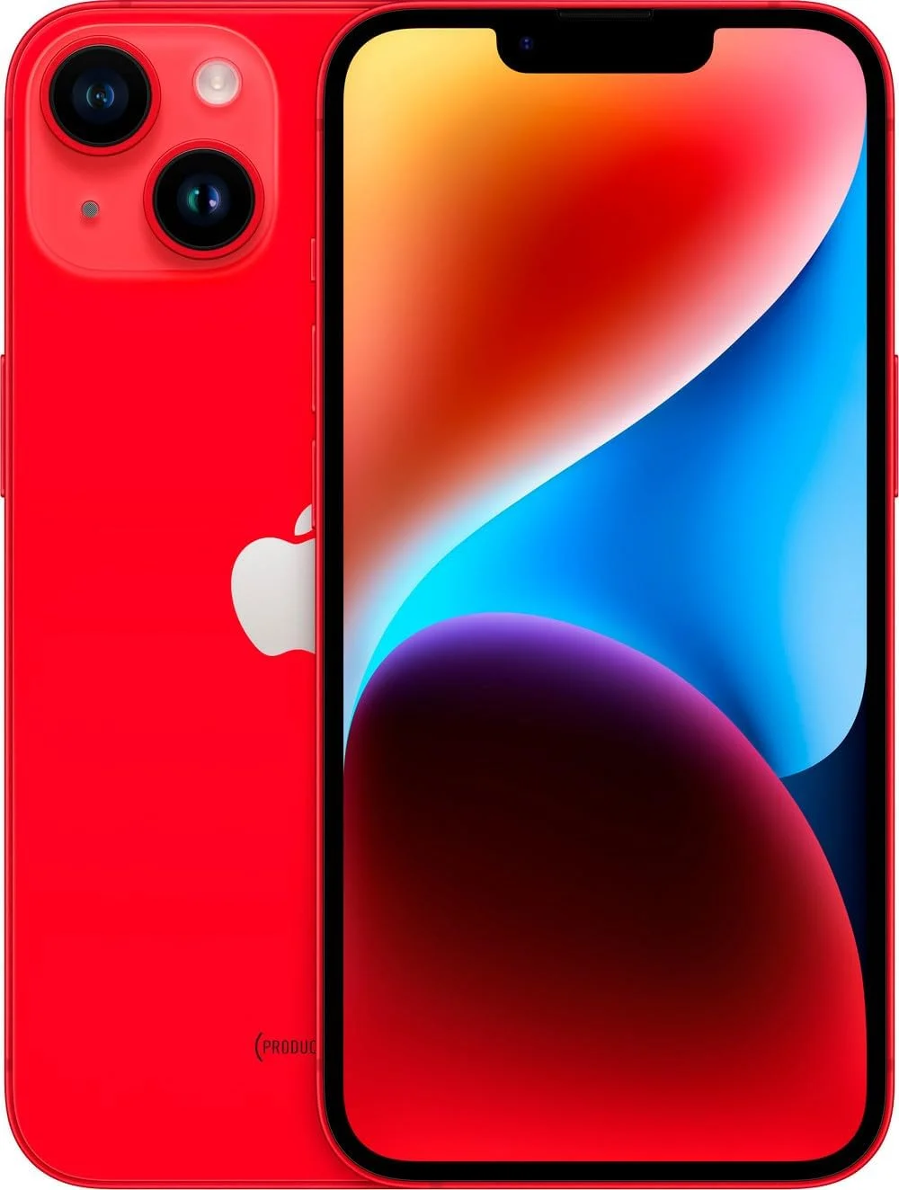 CELULAR IPHONE 14 128GB  OPEN BOX CON ESIM ROJO+ REGALO: CABLE Y CUBO CARGADOR