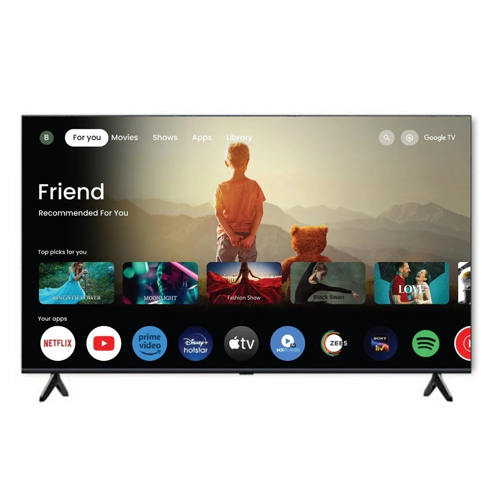 TELEVISOR BLACKLINE 55" BL55-T6210QD 2024 QLED 3840 × 2160 GOOGLE TV
